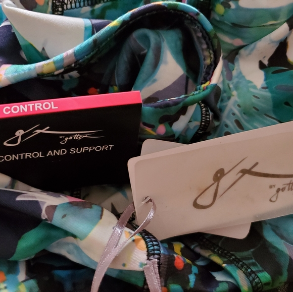 NWT GOTTEX TUMMY CONTROL & SUPPORT LARGE LEGGINGS - Picture 6 of 7